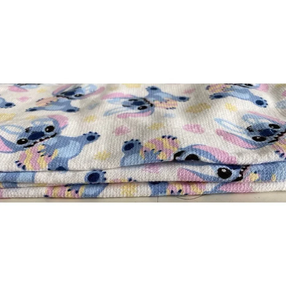 2 Pack Disney Stitch Hand Kitchen Towels Easter Eggs Spring 16 X 26” NEW‎